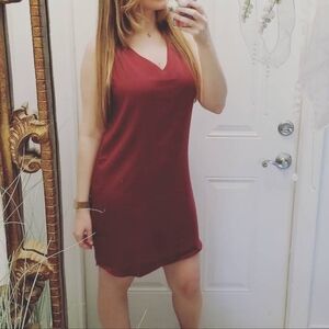Old Navy Burgundy Mini Dress